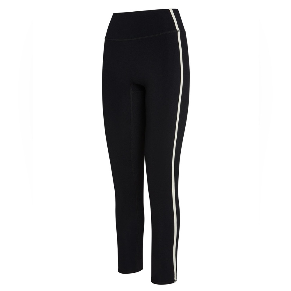 Monday Body (Large) 27” Acadia Legging - Black, White Stripe